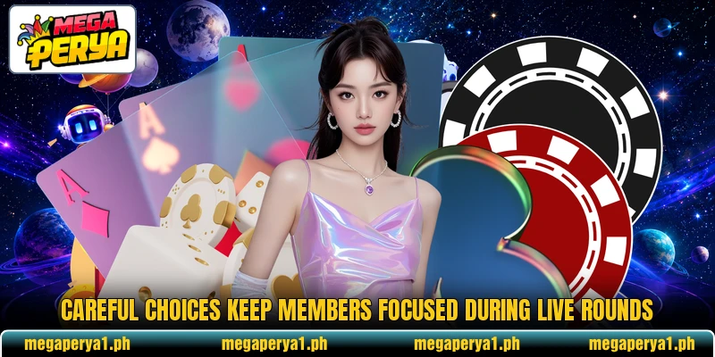 Careful choices keep members focused during live rounds