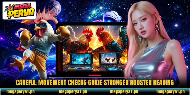 Careful movement checks guide stronger rooster reading Careful movement checks guide stronger rooster reading