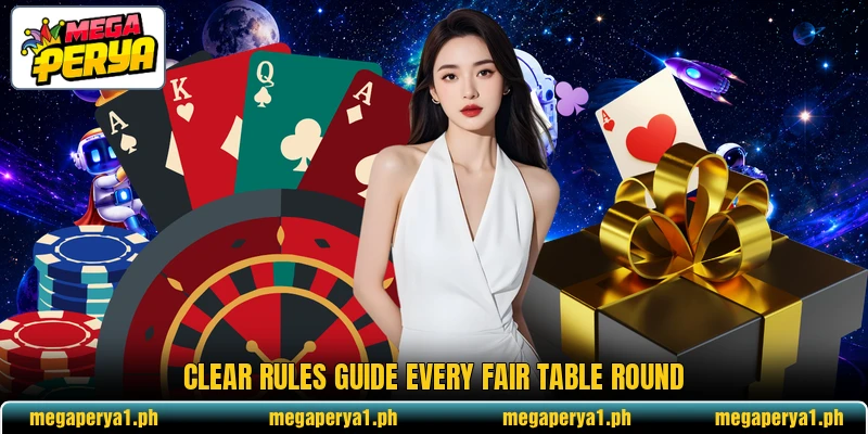 Clear rules guide every fair table round