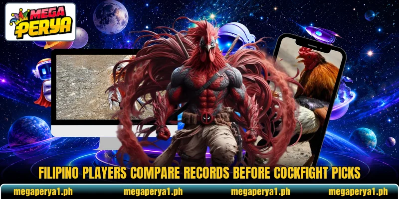 Filipino players compare records before cockfight picks Filipino players compare records before cockfight picks