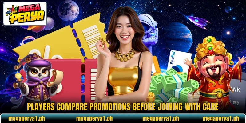 Players compare Promotions before joining with care Players compare Promotions before joining with care