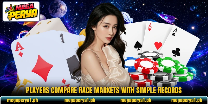 Players compare race markets with simple records Players compare race markets with simple records