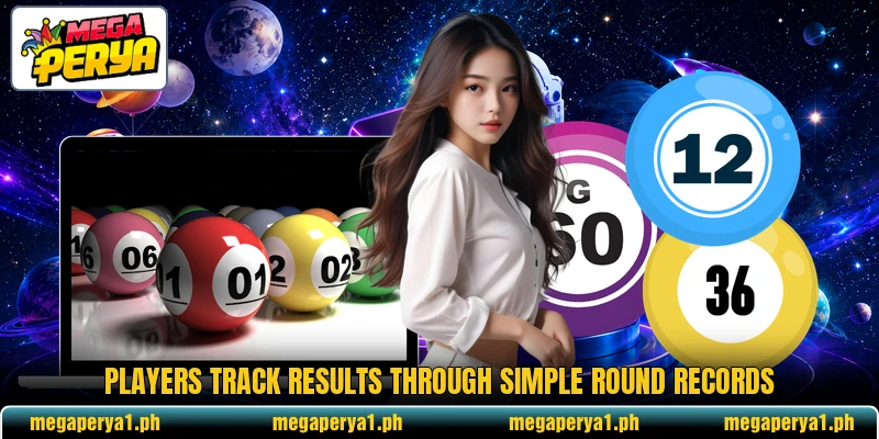 Players track results through simple round records